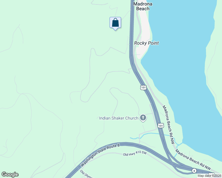 map of restaurants, bars, coffee shops, grocery stores, and more near 6540 19 Th Lane Northwest in Olympia