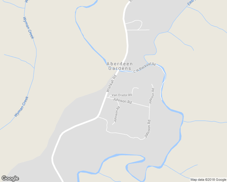 map of restaurants, bars, coffee shops, grocery stores, and more near 4014 Wishkah Road in Aberdeen