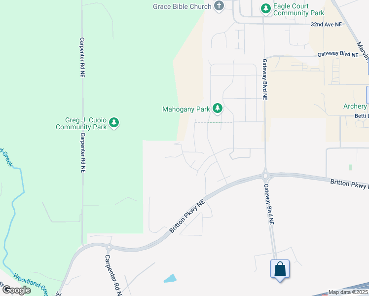 map of restaurants, bars, coffee shops, grocery stores, and more near 6604 Svea Court Northeast in Lacey