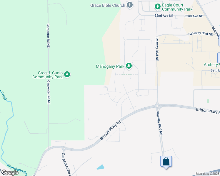 map of restaurants, bars, coffee shops, grocery stores, and more near 6604 Svea Court Northeast in Lacey
