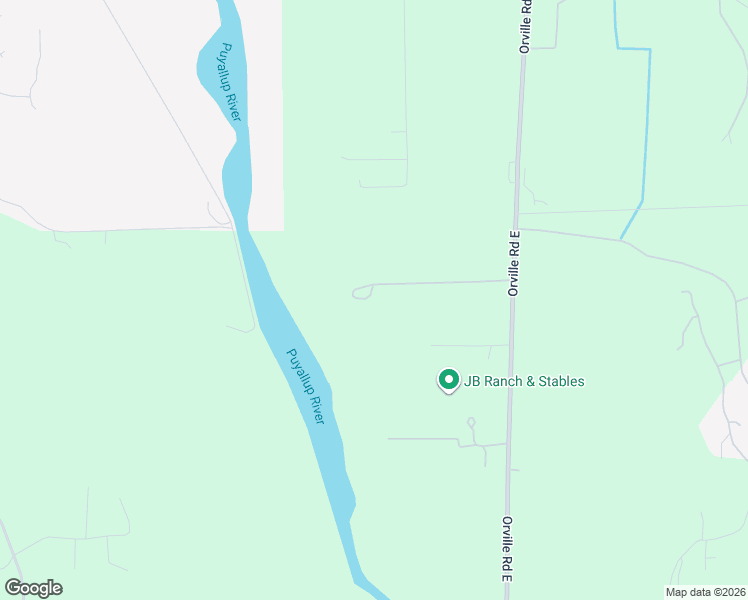 map of restaurants, bars, coffee shops, grocery stores, and more near 17718 202nd Street East in Orting