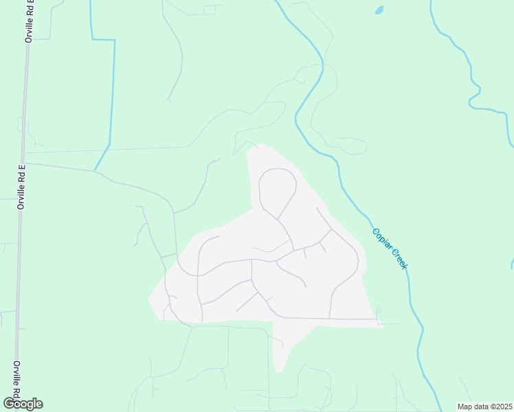 map of restaurants, bars, coffee shops, grocery stores, and more near 20122 194th Avenue East in Orting