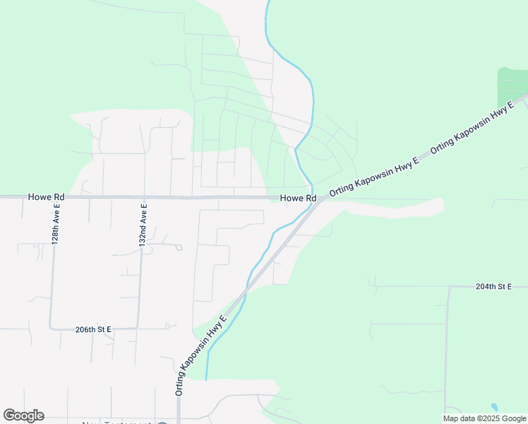 map of restaurants, bars, coffee shops, grocery stores, and more near 13818 200th Street East in Graham