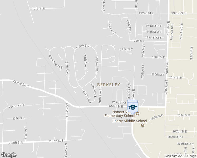 map of restaurants, bars, coffee shops, grocery stores, and more near 20007 69th Avenue Court East in Spanaway
