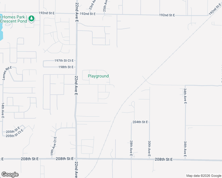 map of restaurants, bars, coffee shops, grocery stores, and more near 20011 25th Avenue Court East in Spanaway