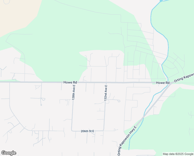 map of restaurants, bars, coffee shops, grocery stores, and more near 13019 200th Street East in Graham