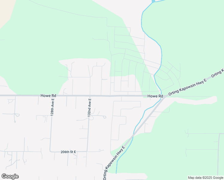 map of restaurants, bars, coffee shops, grocery stores, and more near 19918 134 Avenue Court East in Graham