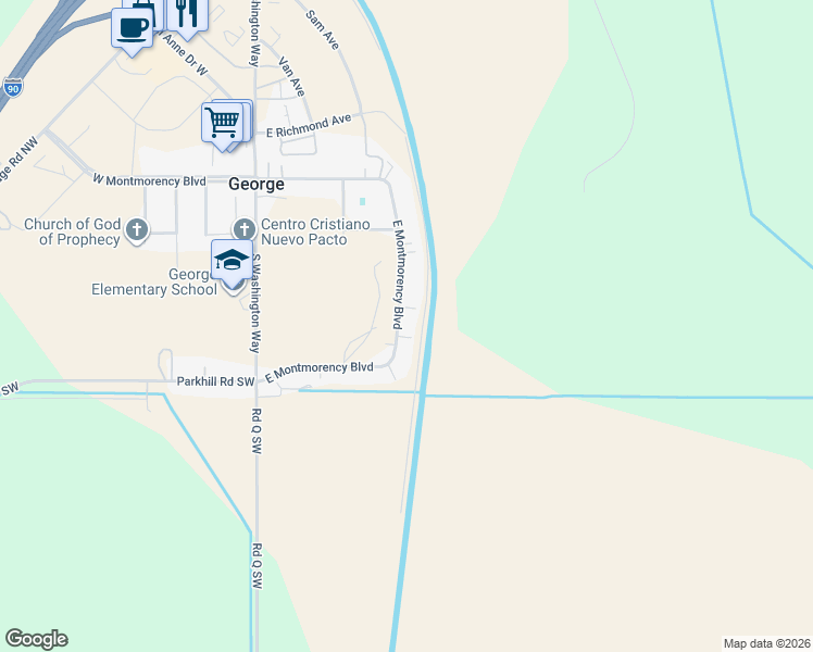 map of restaurants, bars, coffee shops, grocery stores, and more near 181 East Montmorency Boulevard in Quincy