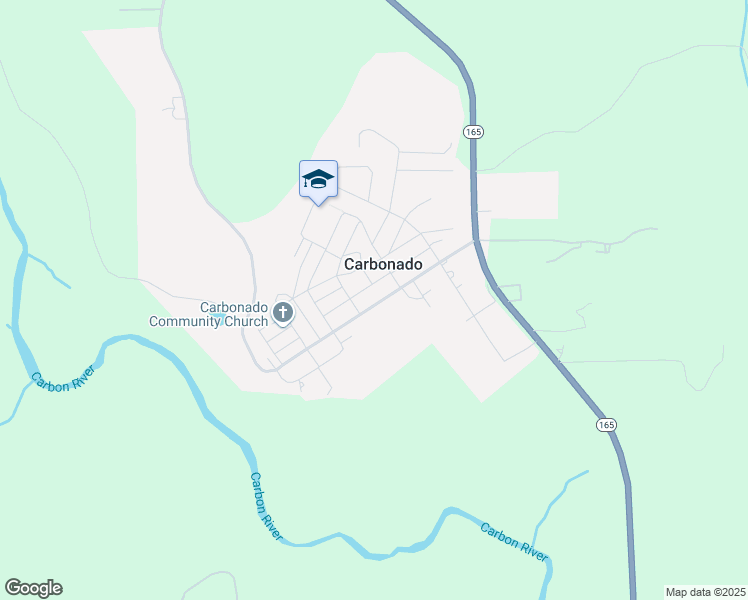 map of restaurants, bars, coffee shops, grocery stores, and more near 141 Pershing Avenue in Carbonado