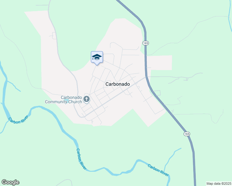 map of restaurants, bars, coffee shops, grocery stores, and more near 141 Pershing Avenue in Carbonado