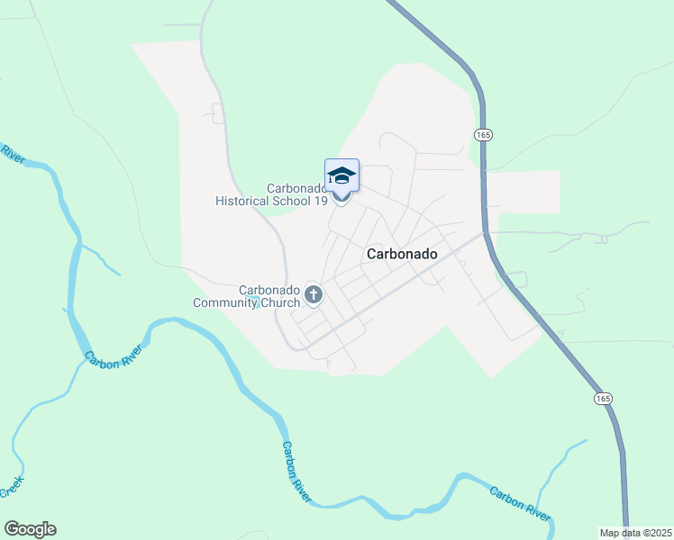 map of restaurants, bars, coffee shops, grocery stores, and more near 4th Street Northwest in Carbonado