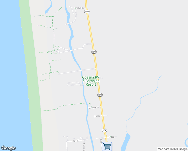 map of restaurants, bars, coffee shops, grocery stores, and more near 2739 Washington 109 in Ocean Shores