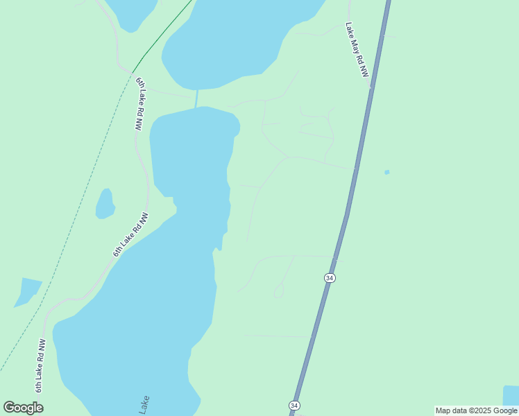 map of restaurants, bars, coffee shops, grocery stores, and more near 5930 Long Lake Road Northwest in Walker