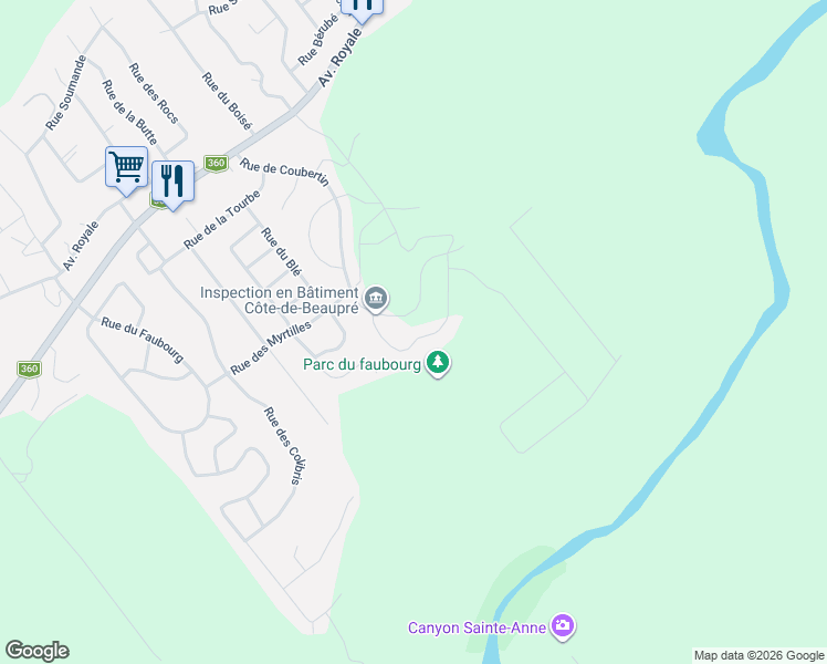 map of restaurants, bars, coffee shops, grocery stores, and more near 53 Rue de Nagano in Saint-Ferréol-les-Neiges