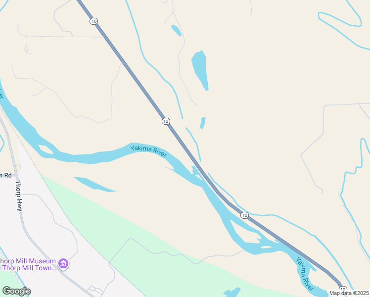 map of restaurants, bars, coffee shops, grocery stores, and more near 11026 Washington 10 in Ellensburg