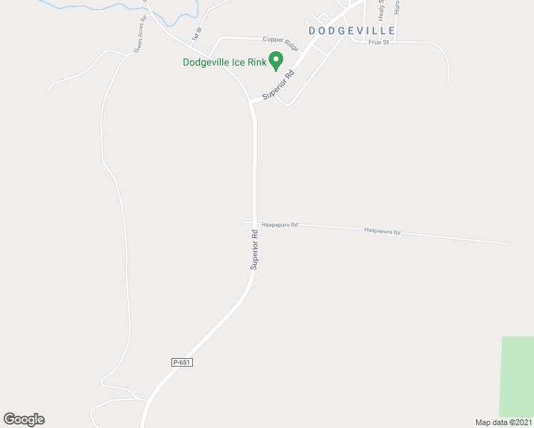 map of restaurants, bars, coffee shops, grocery stores, and more near 46024 Superior Road in Houghton