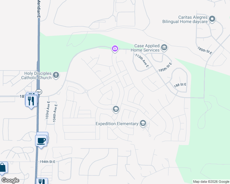 map of restaurants, bars, coffee shops, grocery stores, and more near in Graham