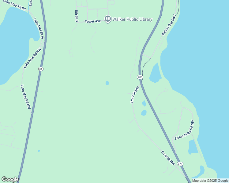 map of restaurants, bars, coffee shops, grocery stores, and more near 7755 Front Street Northwest in Walker