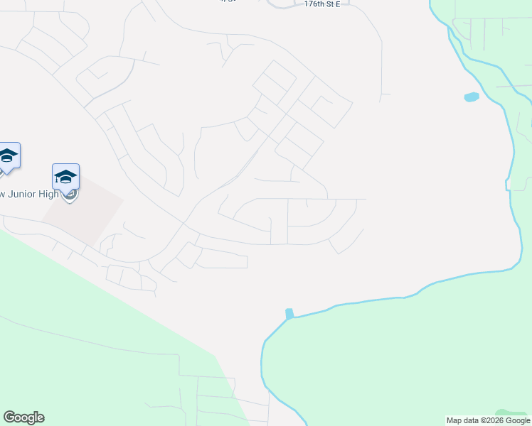 map of restaurants, bars, coffee shops, grocery stores, and more near 18411 184th Street East in Puyallup