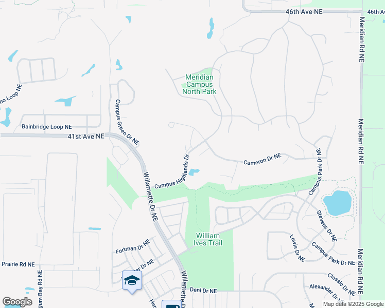 map of restaurants, bars, coffee shops, grocery stores, and more near 8844 Ellsworth Court Northeast in Lacey
