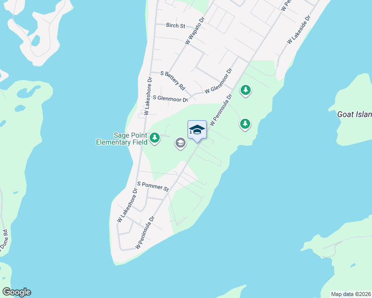 map of restaurants, bars, coffee shops, grocery stores, and more near 4000 West Peninsula Drive in Moses Lake