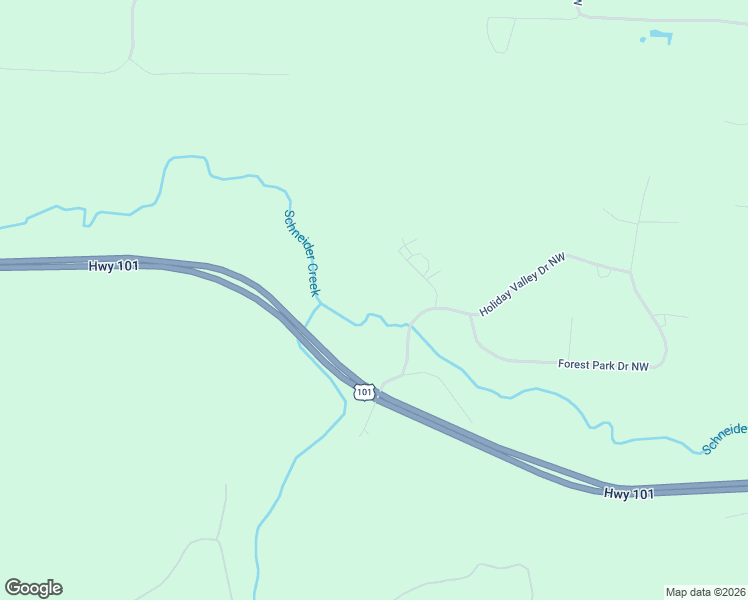 map of restaurants, bars, coffee shops, grocery stores, and more near 7920 Holiday Valley Drive Northwest in Olympia