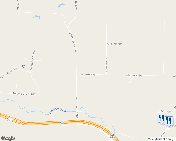 map of restaurants, bars, coffee shops, grocery stores, and more near 7120 41st Avenue Northwest in Olympia