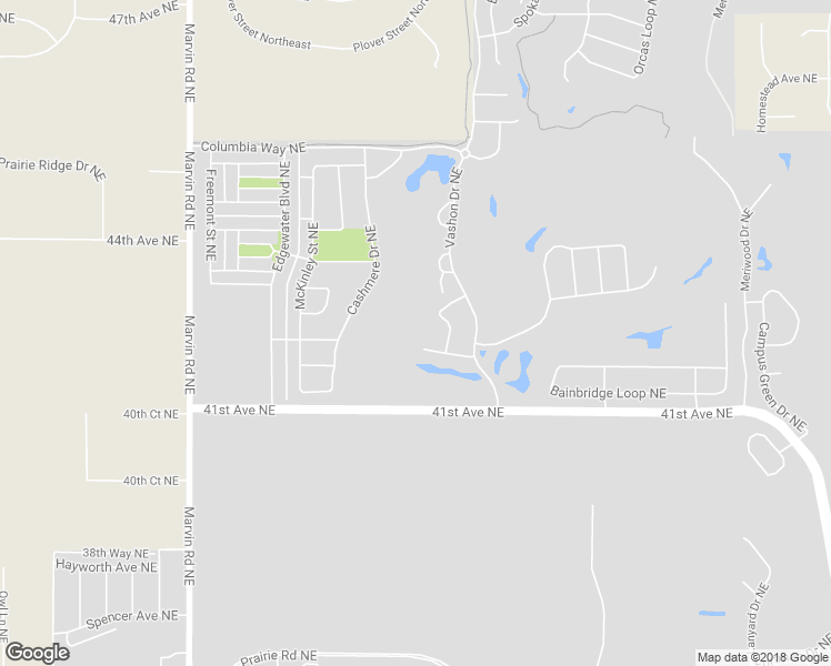 map of restaurants, bars, coffee shops, grocery stores, and more near 7912 Marietta Court Northeast in Lacey