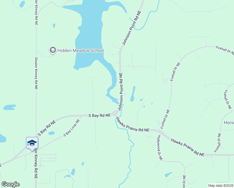 map of restaurants, bars, coffee shops, grocery stores, and more near 4223 Johnson Point Road Northeast in Olympia