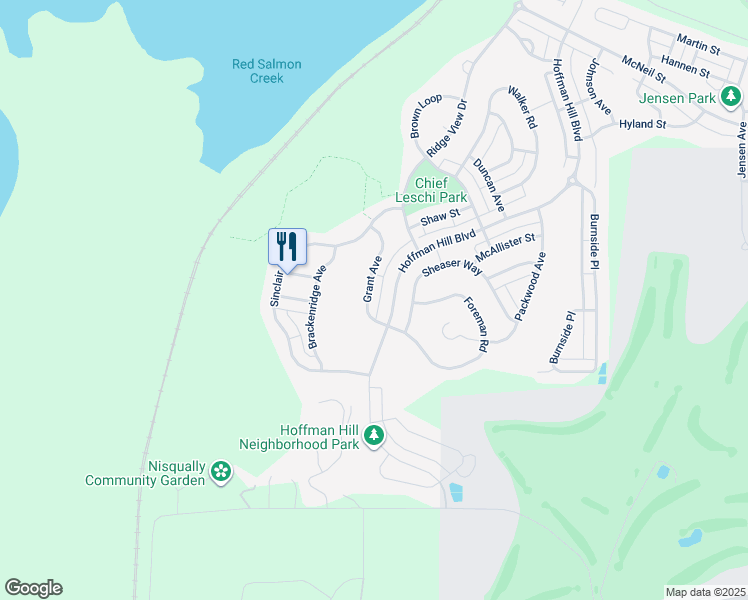 map of restaurants, bars, coffee shops, grocery stores, and more near 1412 Grant Avenue in DuPont