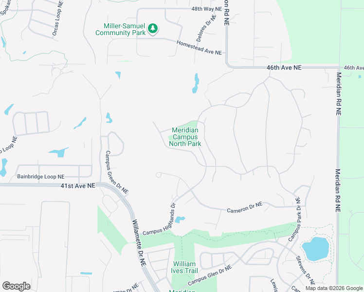 map of restaurants, bars, coffee shops, grocery stores, and more near 4263 Dudley Drive Northeast in Lacey