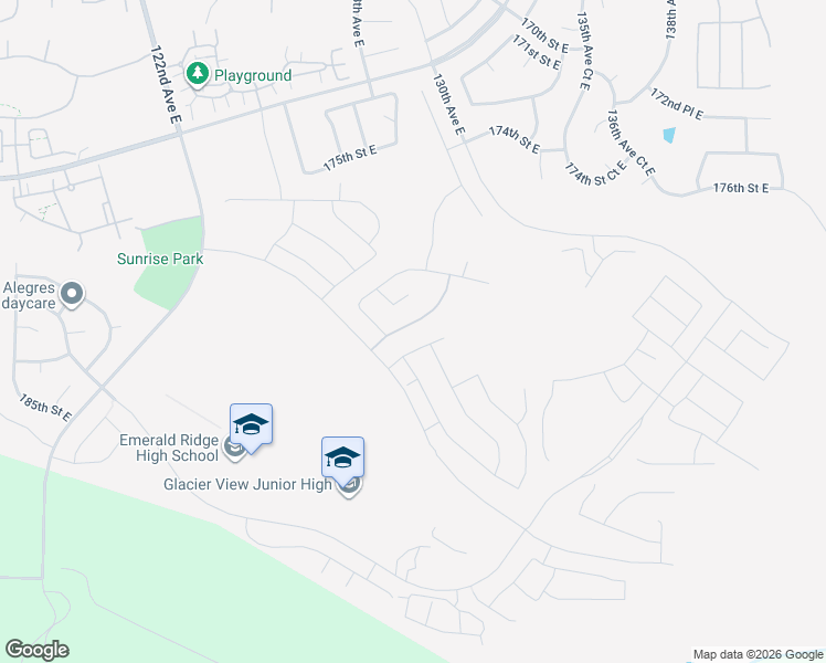 map of restaurants, bars, coffee shops, grocery stores, and more near 17833 130th Avenue East in Seattle