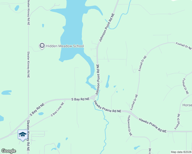 map of restaurants, bars, coffee shops, grocery stores, and more near 4223 Johnson Point Road Northeast in Olympia