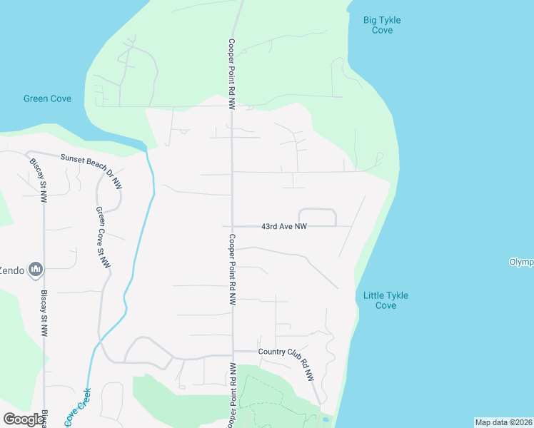 map of restaurants, bars, coffee shops, grocery stores, and more near 2711 44th Avenue Northwest in Olympia