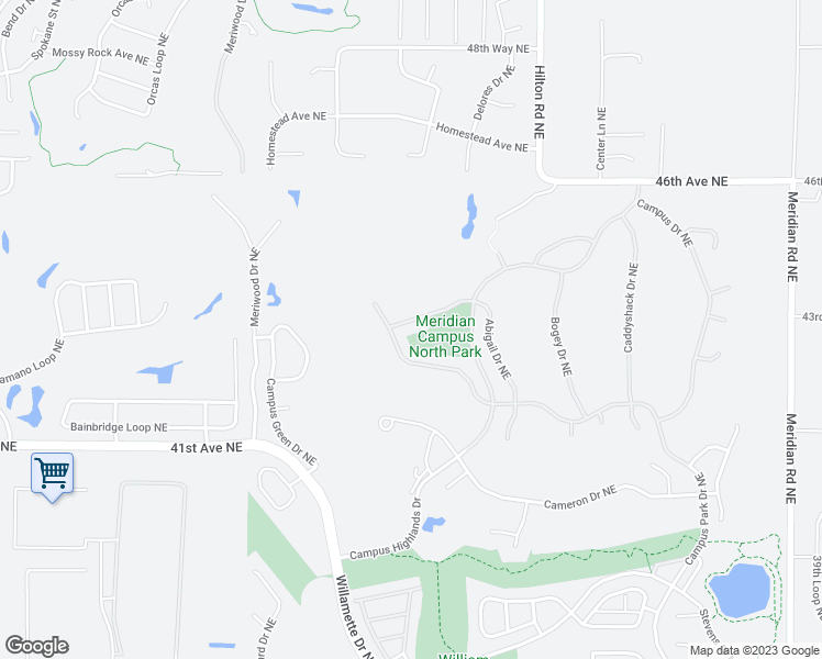 map of restaurants, bars, coffee shops, grocery stores, and more near 8809 Shepard Way Northeast in Lacey