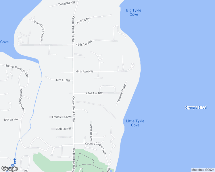 map of restaurants, bars, coffee shops, grocery stores, and more near Quail Run Loop Northwest in Olympia