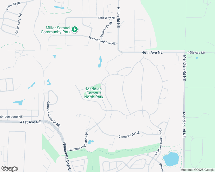 map of restaurants, bars, coffee shops, grocery stores, and more near 4330 Abigail Drive Northeast in Lacey