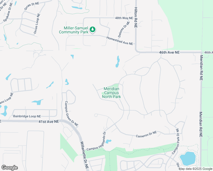 map of restaurants, bars, coffee shops, grocery stores, and more near 8830 Shepard Way Northeast in Lacey