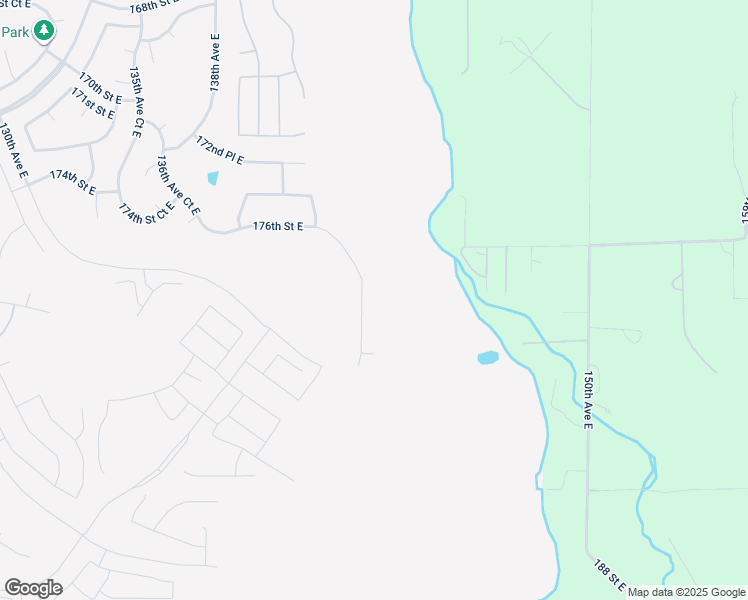 map of restaurants, bars, coffee shops, grocery stores, and more near 17518 146th Avenue East in Orting