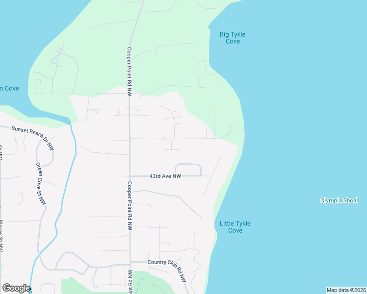 map of restaurants, bars, coffee shops, grocery stores, and more near 4311 Quail Run Loop Northwest in Olympia