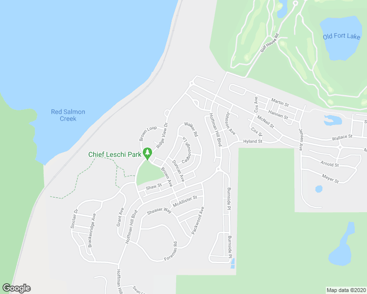 map of restaurants, bars, coffee shops, grocery stores, and more near 1811 Cadborough Lane in DuPont