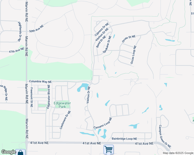 map of restaurants, bars, coffee shops, grocery stores, and more near 8025 Lopez Court Northeast in Lacey