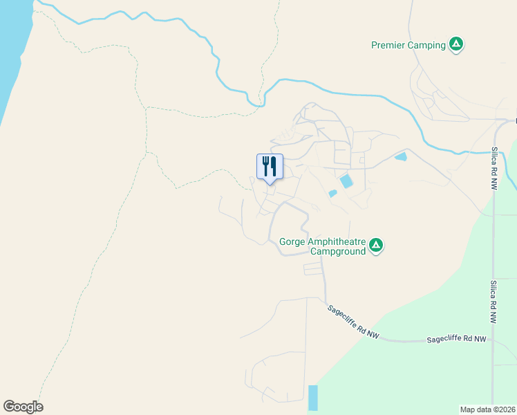 map of restaurants, bars, coffee shops, grocery stores, and more near 344 Silica Road Northwest in Quincy
