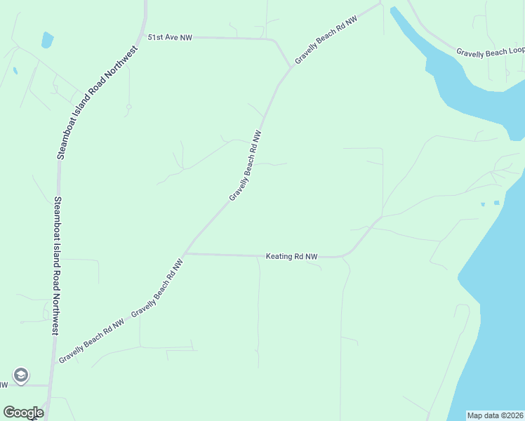 map of restaurants, bars, coffee shops, grocery stores, and more near 4643 Gravelly Beach Road Northwest in Olympia