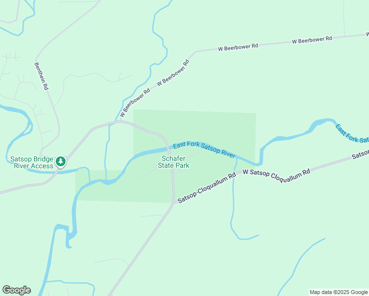 map of restaurants, bars, coffee shops, grocery stores, and more near 1365 West Schafer Park Road in Elma