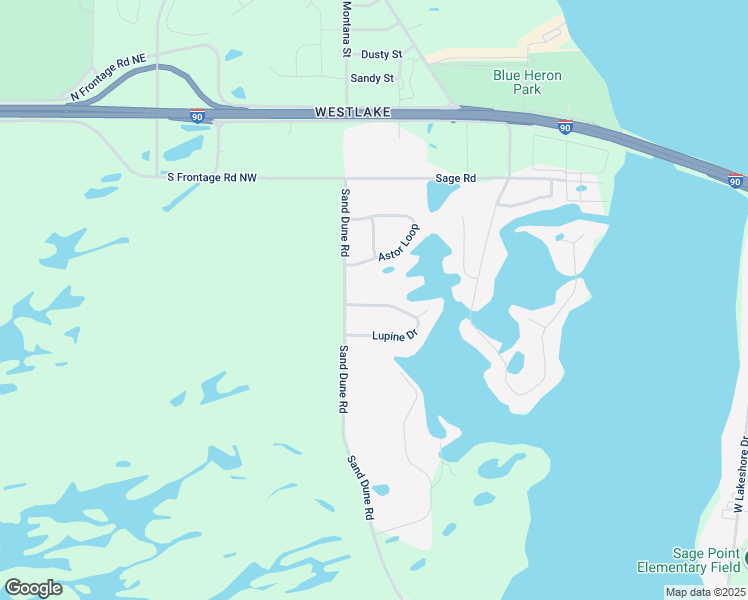 map of restaurants, bars, coffee shops, grocery stores, and more near 604 Lupine Drive in Moses Lake