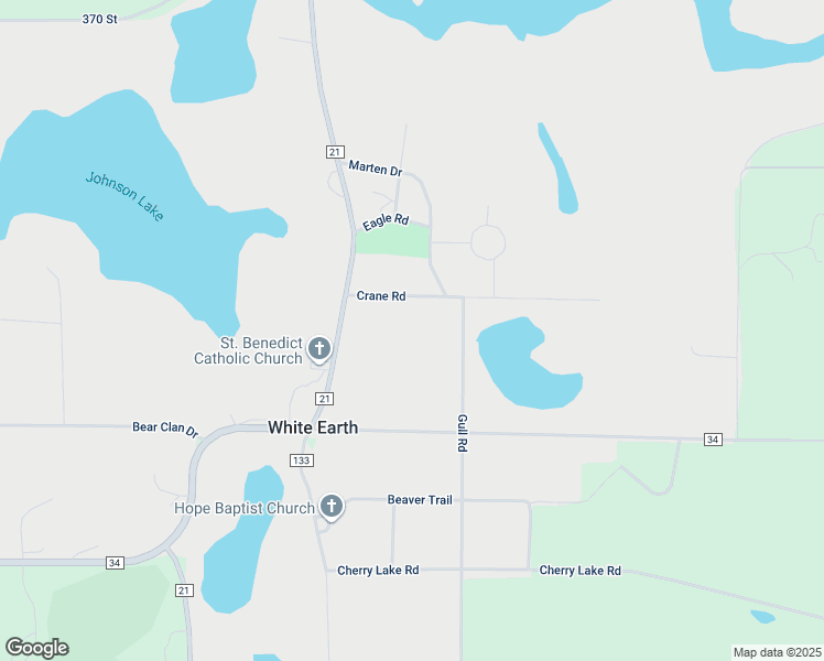 map of restaurants, bars, coffee shops, grocery stores, and more near in White Earth