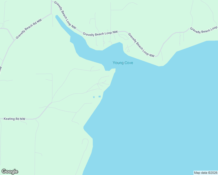 map of restaurants, bars, coffee shops, grocery stores, and more near 4918 Keating Road Northwest in Olympia