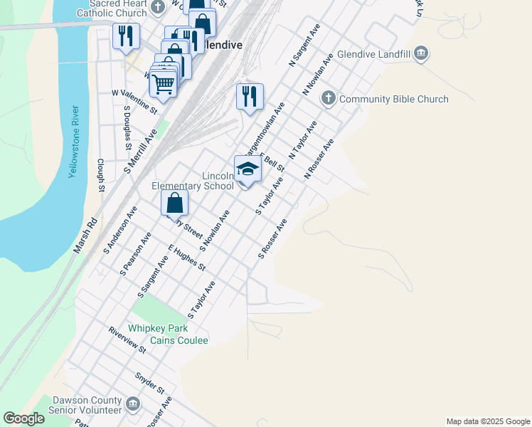 601 East Power Street, Glendive MT Walk Score