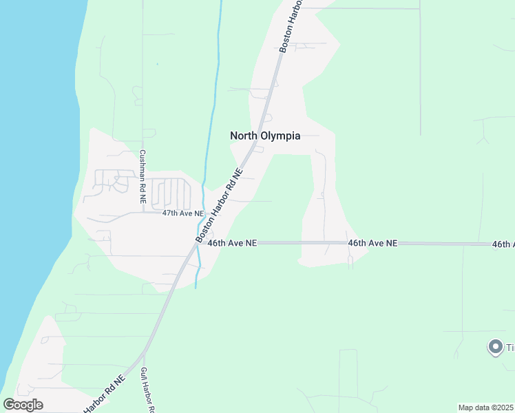 map of restaurants, bars, coffee shops, grocery stores, and more near 4710 Boston Harbor Road Northeast in Olympia